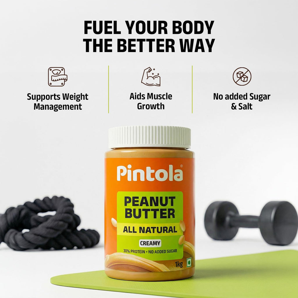 Pintola All Natural Peanut Butter Creamy 1kg