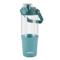 MILTON Summit 1200 2-in-1 Sip or Gulp Lid Tumbler 1200 ml | Plastic Water Bottle with Sturdy Handle & Straw | Leak-Proof, BPA-Free | Perfect for Office, Gym, Travel Tumbler for Men and Women,Sea Green