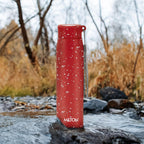MILTON Handy 850 Stainless Steel Sipper Water Bottle 780 ml, Single Walled, ISI Certified I Leak Proof Lid, Rust Proof I For School, Office, Gym I Red