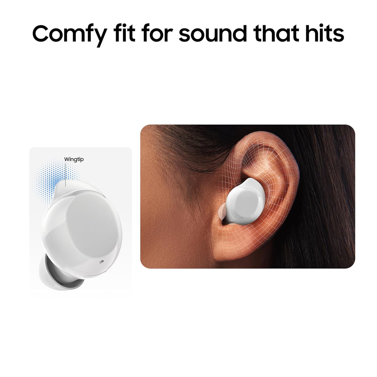 Samsung Galaxy Buds Core (White) Galaxy AI Enabled in-Ear TWS with ANC | Enriched Bass | 6 Mic Setup | IP54 | 35hrs Battery | Touch Controls