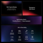 boAt Storm Infinity w/21 Days Extensive Battery Life, BT Calling, Huge 550mAh Battery, Fast Charge, 1.83” (4.65cm) Display, HR, SpO2 & Sleep Tracking, Smart Watch for Men & Women (Sports Black)