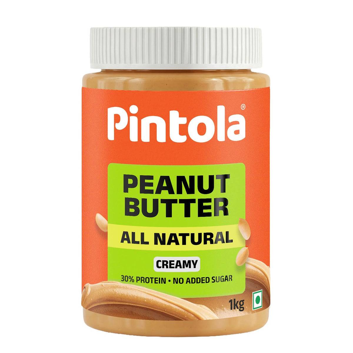 Pintola All Natural Peanut Butter Creamy 1kg