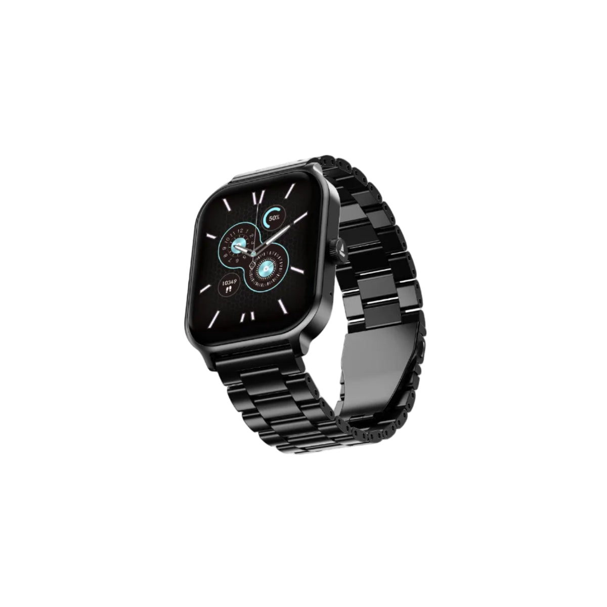 boAt Ultima Ember 2 Smartwatch, 1.96” AMOLED Display, Ultra Bright 1000 nits Brightness, AOD, Personalized Fitness Nudges, Functional Crown, 100+ Sports Mode smartwatch for Men & Women (Steel Black)