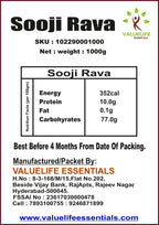 Value Life Sooji Rava 1kg :: Valuelife Bombay Rawa 1kg (1 kg)