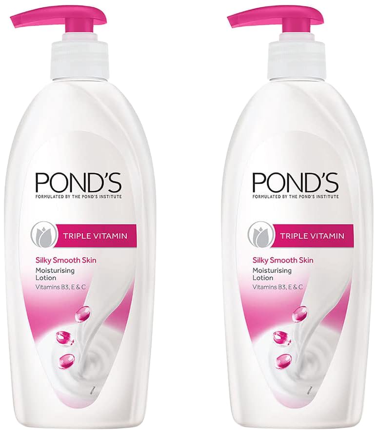 POND'S Triple Vitamin Moisturising Body Lotion 600 ml (Pack of 2)