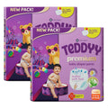 Teddyy Premium Baby Diaper L size, Pant Style | Large (9-14 kg), 64 Pants | Butter Soft Feel, Anti-Rash with Aloe Vera, 12 Hours Dryness Lock