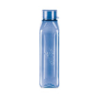MILTON Prime 1000 Water Bottle, 1 Litre, Reusable Plastic Fridge Bottle, BPA Free and Leak Proof Bottles for Travel, Work, Pack of 1, Blue