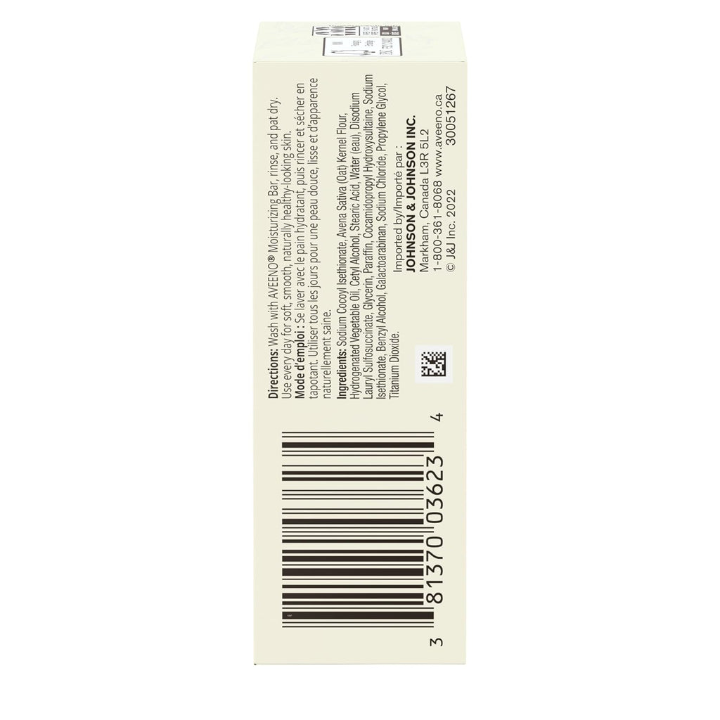 Aveeno Active Naturals Moisturizing Bar - Pack of 1, 100g