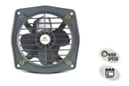 Bajaj Bahar 150 MM Exhaust Fan | High Speed | High Air Delivery | Strong Metal Body | Low Energy Consumption | Easy To Mount | 2 Yrs Warranty 【Metallic Grey】