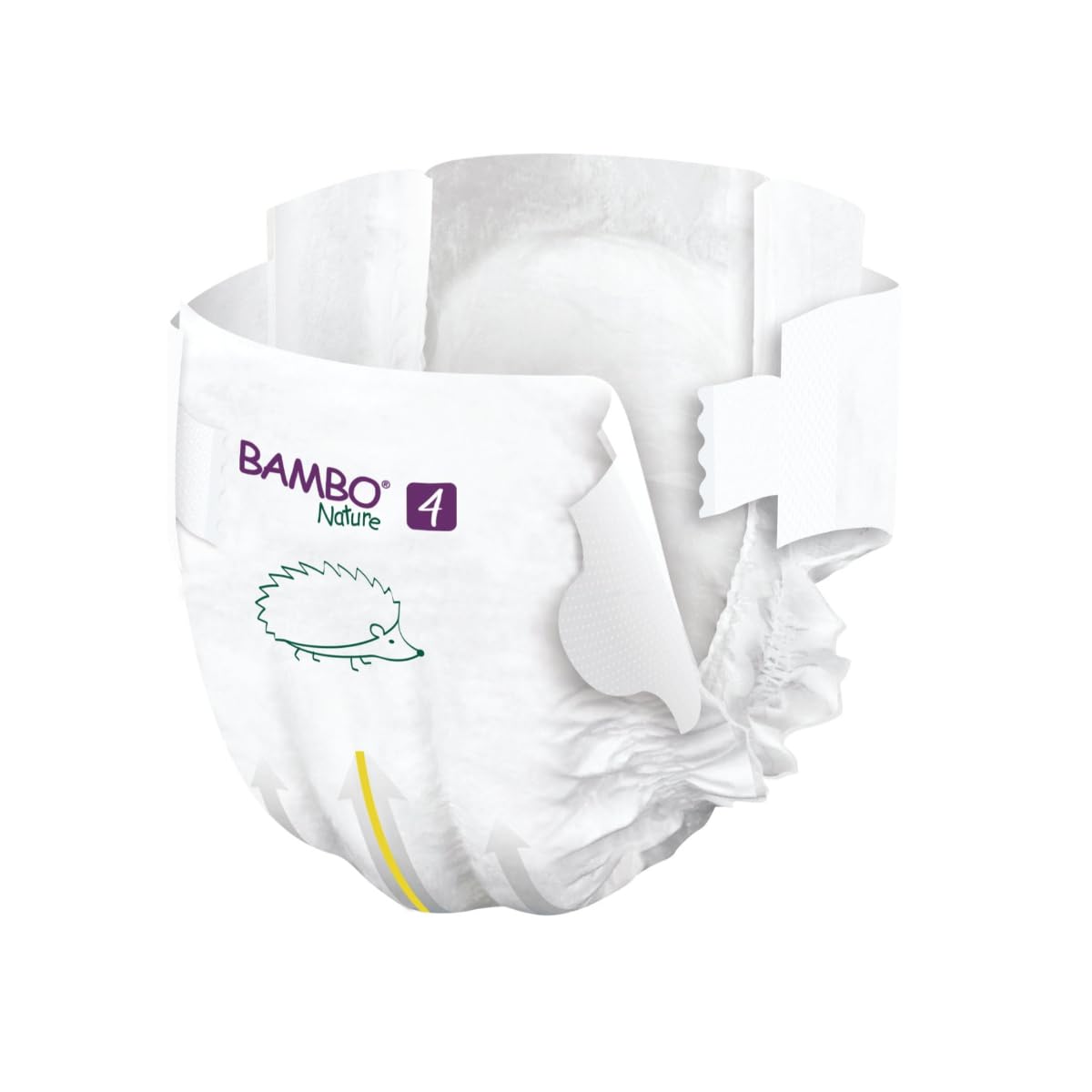 Bambo Nature Premium Baby Tape Diapers for Baby Large Size (7-14 Kgs), Super Absorbent, Breathable, Extra Soft, Dermatologically Tested Toddler Nappies, Bamboo Diaper With Wetness Indicator, 72 Count