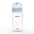Pigeon WN3 PP Nursing Bottle 240ml with Plus Type Green Nipple Plastic Anti-Colic, Safe & Durable