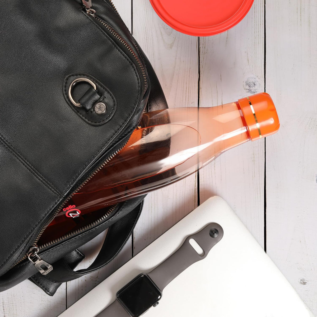Cello Ozone Plastic Water Bottles Set of 3, 1000ml Each, Assorted | Unbreakable, BPA-Free, Food Grade | Airtight & Leakproof Lids | Pet Water Bottle For Fridge, Kitchen, Gym, Office, Travel & Gifting