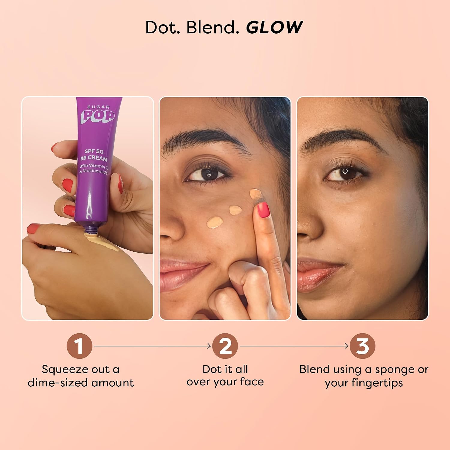SUGAR POP SPF 50 BB Cream with Vitamin C & Niacinamide,30g