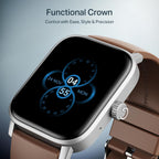 boAt Wave Call 3 Smartwatch 1.83” HD Display with Animated Watch Faces; BT Calling, Functional Crown, Multiple Sports Modes, IP68, HR, SpO2 Monitor, Smart Watches for Men & Women (Timber Brown)