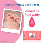 Johnson's Baby Wet Wipes | 504 Wipes | Alcohol & Soap Free | Prevents Rashes & Redness | with 3X Moisturising Lotion | As Mild as Pure Water