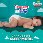 Pampers Happy Sleep Pant Style Baby Diapers, Large (L), 40 Count, 1 Pampers = 1 Night Sleep, with Anti Rash Shield, 9-14 Kg Diapers