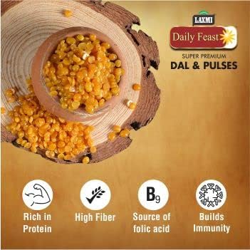 Laxmi Daily Feast 5 KG Super Premium Toor Dal Oily