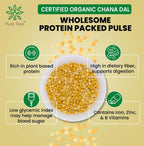 Pure Tree Certified Organic Chana Dal | 850 g