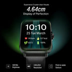 boAt Storm Infinity w/21 Days Extensive Battery Life, BT Calling, Huge 550mAh Battery, Fast Charge, 1.83” (4.65cm) Display, HR, SpO2 & Sleep Tracking, Smart Watch for Men & Women (Active Black)