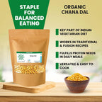 Pure Tree Certified Organic Chana Dal | 850 g