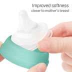 Pigeon WN3 PP Nursing Bottle 240ml with Plus Type Green Nipple Plastic Anti-Colic, Safe & Durable