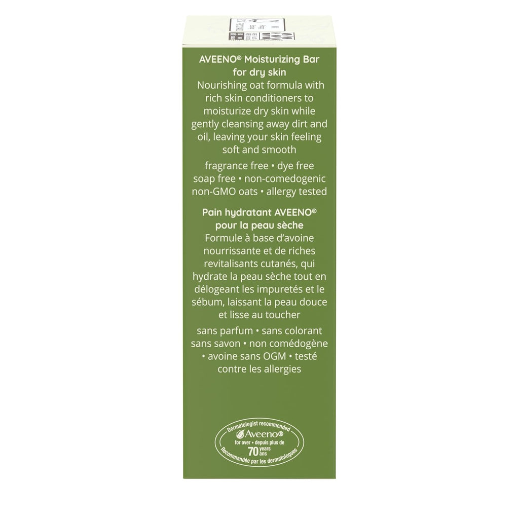 Aveeno Active Naturals Moisturizing Bar - Pack of 1, 100g