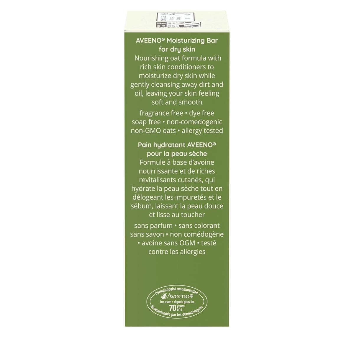 Aveeno Active Naturals Moisturizing Bar - Pack of 1, 100g