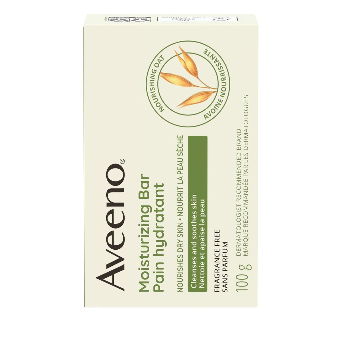 Aveeno Active Naturals Moisturizing Bar - Pack of 1, 100g