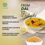 Pure Tree Certified Organic Chana Dal | 850 g