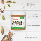 Pintola All Natural Peanut Butter Creamy 1kg(Pack of 2)
