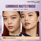 Maybelline New York Super Stay Lumi Matte Liquid Foundation, 220 | 30HR Long Lasting, Lightweight, Suitable for all Skintypes