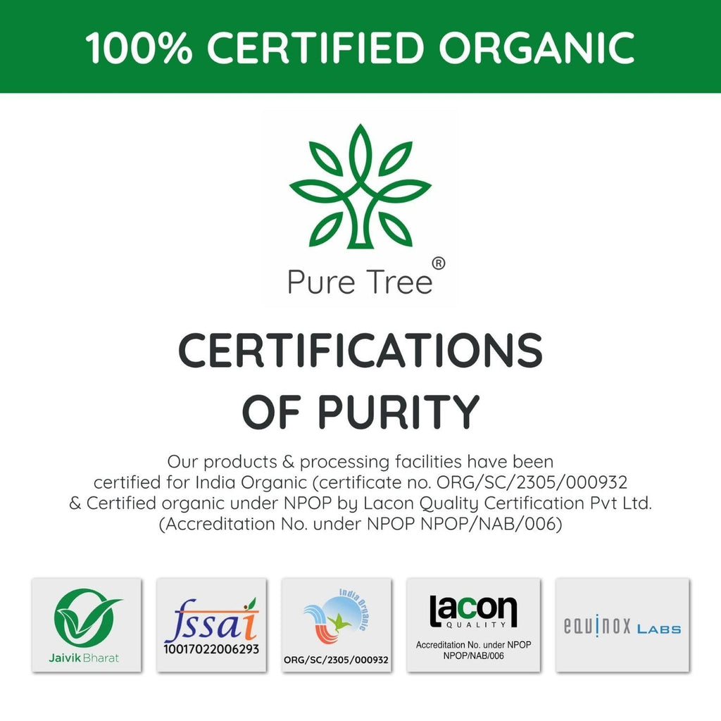 Pure Tree Certified Organic Chana Dal | 850 g