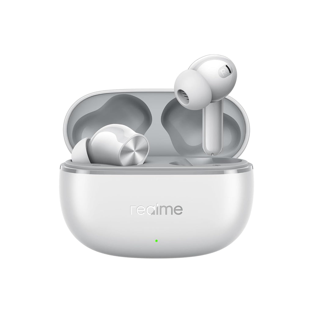 realme Buds T200 Lite Bluetooth in Ear Earbuds,4 Mic, AI ENC for Calls,48 Hours Total Playback with Fast Charging and Ultra Low Latency Gaming TWS,Google Fast Pair,with mic (Storm Grey)