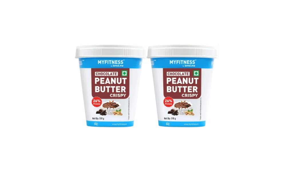 MYFITNESS Peanut Butter Chocolate Spread Crispy 1.2kg  (Pack of 2)