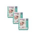Bambo Nature Premium Baby Tape Diapers for Baby Large Size (7-14 Kgs), Super Absorbent, Breathable, Extra Soft, Dermatologically Tested Toddler Nappies, Bamboo Diaper With Wetness Indicator, 72 Count