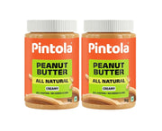 Pintola All Natural Peanut Butter Creamy 1kg(Pack of 2)