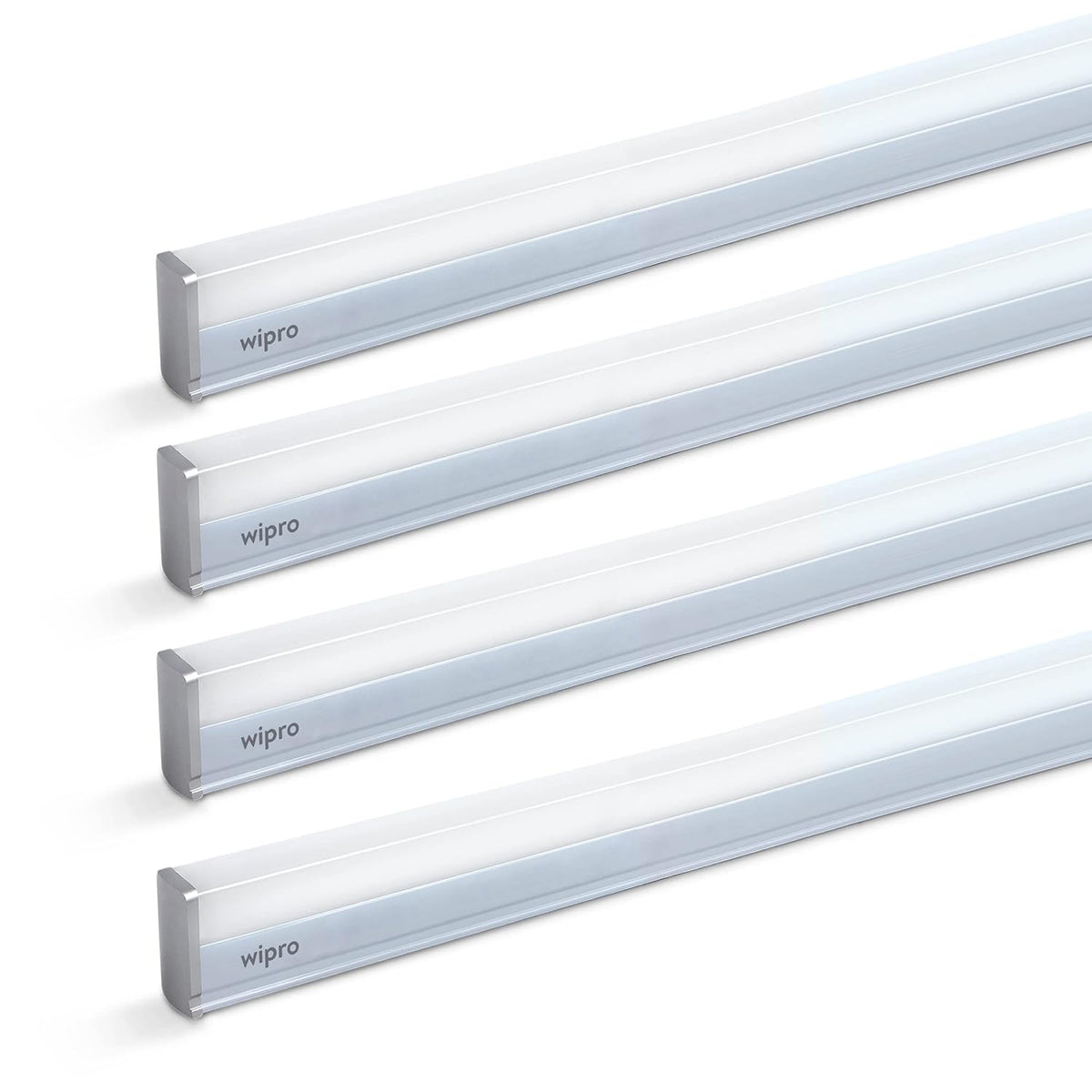 wipro Garnet Plus 36w Aluminium LED Batten, Coolwhite (pack of 4)