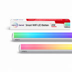 wipro Next Smart Wi-Fi 20W CCT+RGB LED Batten | 16 Million Colours | White Tunable | Dimmable |Scheduling |Scene Creation |Smart Grouping of Lights |Amazon Alexa & Google Asst. Compatible |Pack of 1