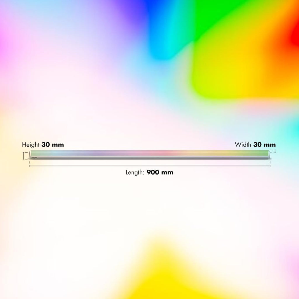 wipro Next Smart Wi-Fi 20W CCT+RGB LED Batten | 16 Million Colours | White Tunable | Dimmable |Scheduling |Scene Creation |Smart Grouping of Lights |Amazon Alexa & Google Asst. Compatible |Pack of 1