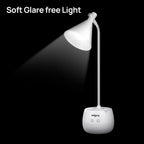 wipro Orion 6w Rechargeable LED Table Lamp- 3 Grade Dimming and Night Light (E20002)