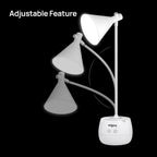 wipro Orion 6w Rechargeable LED Table Lamp- 3 Grade Dimming and Night Light (E20002)