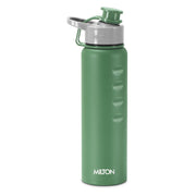 MILTON Gripper 1000 Stainless Steel Water Bottle, 900 ml, Green | Leak Proof | Easy Grip | Light Weight | Easy to Carry