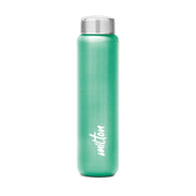 MILTON Aqua 1000 Stainless Steel Water Bottle 920 ml, Single Walled, ISI Certified I Leak Proof Lid, Rust Proof I For School, Office, Gym I Light Green