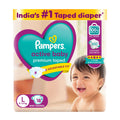 Pampers Active baby Tape Style Baby Diapers, Large (L), 18 Count, 9-14kg, Adjustable Fit with 5 Star Skin Protection Diapers