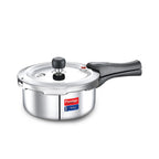 Prestige 2 Litre Triply Svachh Outerlid Pressure Cooker|Deep lid for spillage control|Gas & Induction Compatible|Triply body for even heating|Gasket Release System|5 Years warranty|ISI certified