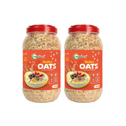 NutriOrg Rolled Oats 2.4 Kg | Gluten Free | High protein & Fibre Rich | Easy to Cook | Nutritional Breakfast Cereal Oats