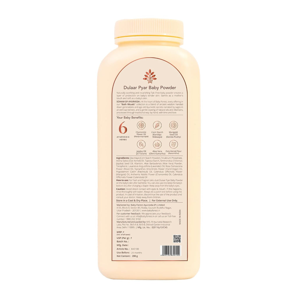 Baby Forest Dulaar Pyar Talc Free Baby Powder