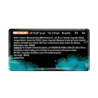 Whisper bindazzz Nights Pads For Women, XXX-Large Pack of 20 pads Scent: unscented