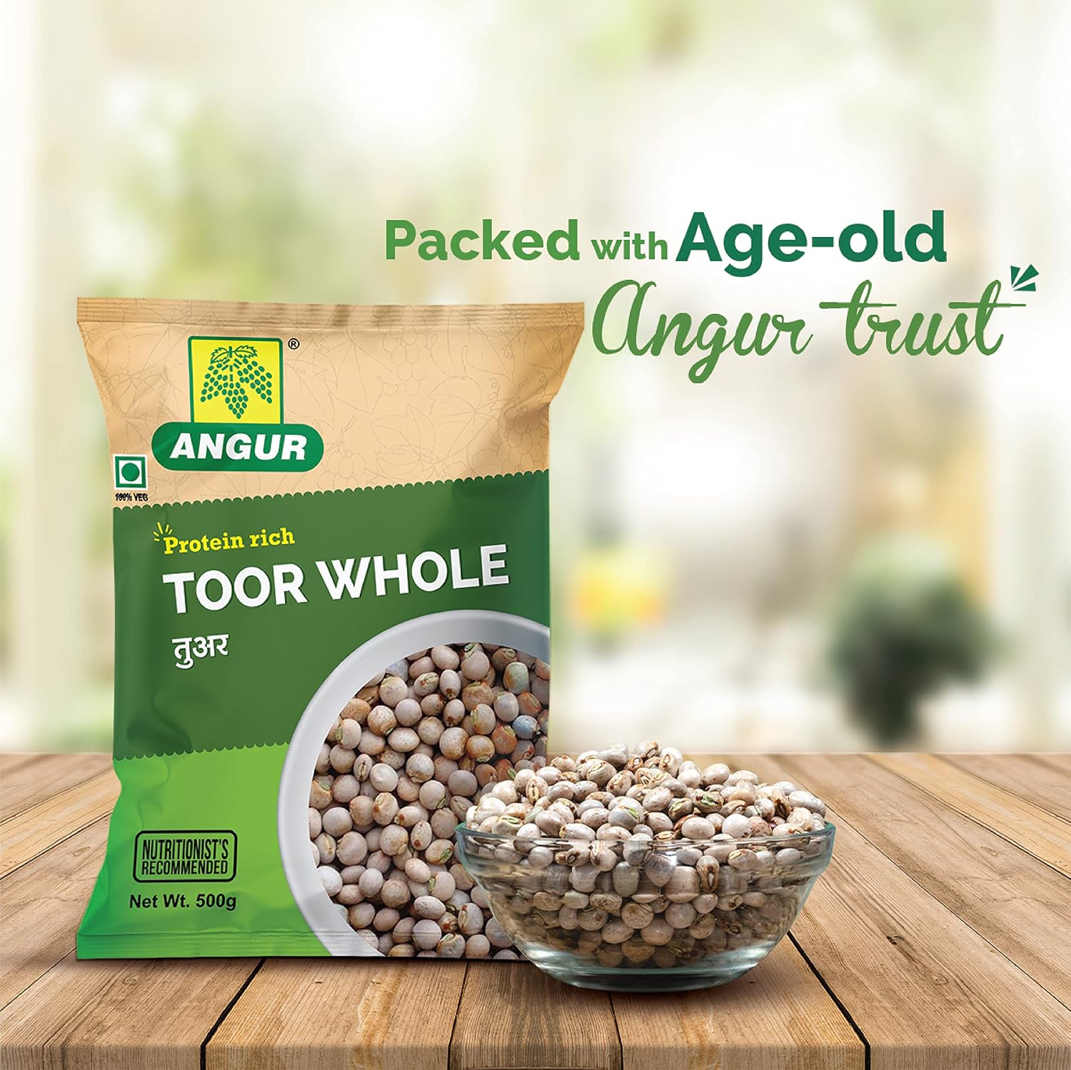 Angur Toor Whole 500g