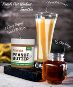 Pintola All Natural Peanut Butter Creamy 1kg | Smooth | Unsweetened | 30g Protein  (Pack of 3)